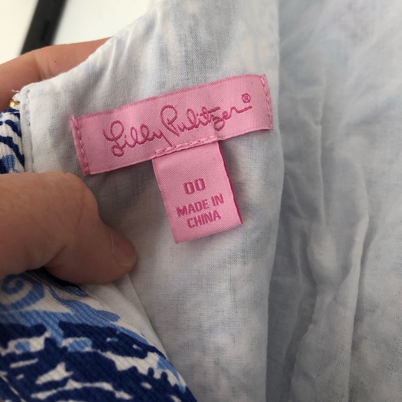 Lilly Pulitzer Stuffed Shells Mila Shift 00 - Picture 5 of 5